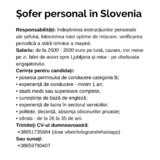 Sofer personal in Slovenia